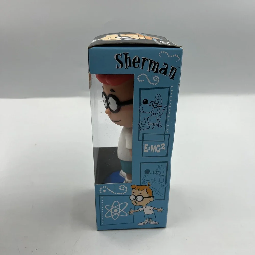 Funko Wacky Wobbler Mr Peabody & Sherman Bobblehead Lot Vintage Rocky Bullwinkle